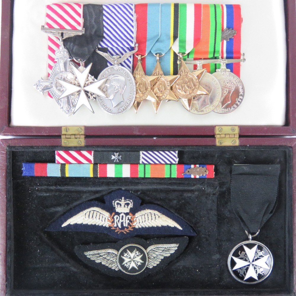 A fine RAF WWII Air Force Cross and Dist - Image 3 of 16