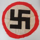 An early multi-piece construction WWII German flag centre swastika.