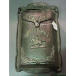 A cast letter box,