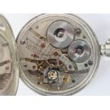 A HM silver American Waltham Watch Co open face pocket watch,