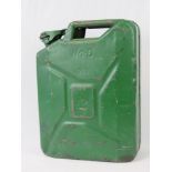 A vintage military issue Jerry Can with broad arrow upon deted 1953.