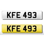 Registration Plate 'KFE 493' on retention. Reduced buyers premium 12.5% + VAT. SIA.