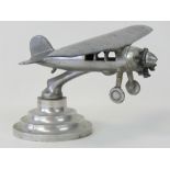 Spirit of St Louis - Charles Lindbergh Transatlantic flight inspired commemorative mascot c1930;
