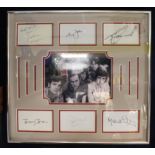 Monty Pythons Flying Circus display signed by all of them including the very rare Terry Gilliam,