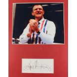 Photograph signed By Gene Kranz, the mission controller for all NASA Mercury,