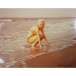 Original George Barris colour Marilyn Monroe photograph signed by him. This is no.