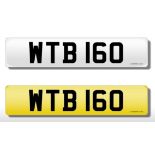 Registration Plate 'WTB 160' on retention. Reduced buyers premium 12.5% + VAT. SIA.