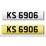 Registration Plate 'KS 6906' on retention. Reduced buyers premium 12.5% + VAT. SIA.