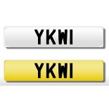 Registration Plate 'YKW 1' on retention (You Know Who - Harry Potter & Schweppes).