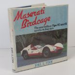 Book; 'Maserati Birdcage' by Joel E.Finn, published by Osprey Ltd, 1980, 1st edition.