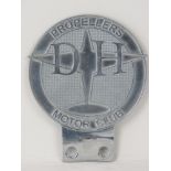 De Havilland Propellers Motor Club - A scarce post-war member's car badge c1940s-1960s;