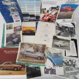 Ford; a quantity of assorted vintage press photographs and clippings including; Turbo 360 engine,