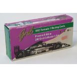 A rare F1 racing cars 'Grid Motorcard' collectors cards set, Canada 1992.