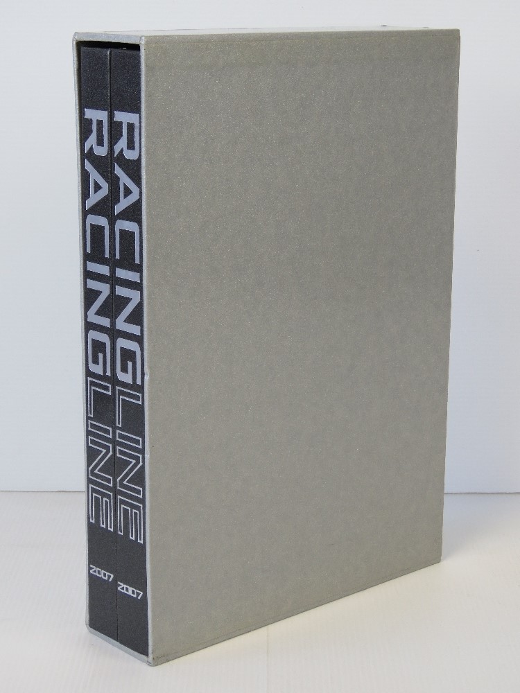 Books; Racing Line 2007, two volumes in a boxed set.