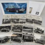 Rolls Royce; a quantity of assorted vintage press photographs and clippings including;