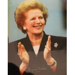 Photo of Margaret Thatcher signed by her, 27cm x 34cm, R&R COA. SIA.