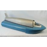 A handmade pulse jet boat, 110cm.