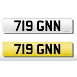 Registration Plate '719 GNN' on retention. Reduced buyers premium 12.5% + VAT. SIA.