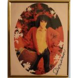 Photograph of singer Donovan signed by him, 26cm x 33cm, R&R COA. SIA.