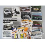 Renault; a quantity of assorted vintage press photographs and clippings including;