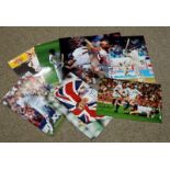 Assorted signed photos,