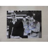 Tom Cruise and Paul Newman Autograph 8"" x 10"" print of scene from The Color of Money featuring