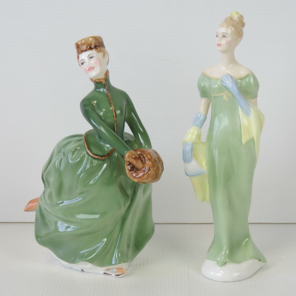 Two Royal Doulton figurines; 'Lorna' HN2