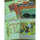 A quantity of vintage sheet music includ