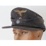 A WWII German Luftwaffe M43 cap.