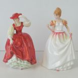 Two Royal Doulton figurines; 'Buttercup'