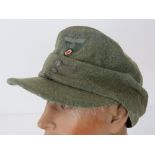 A WWII German Army issue M43 cap.