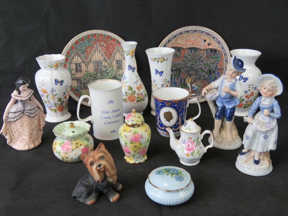 A quantity of assorted ceramics includin