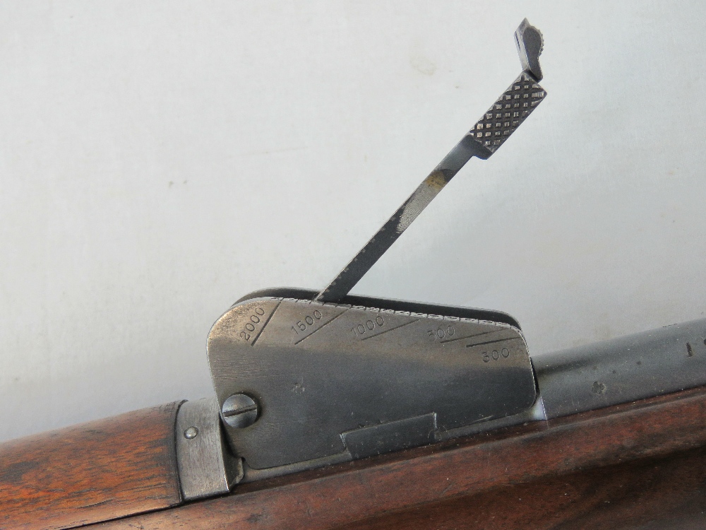 An obsolete calibre Swiss Schmidt Ruben straight pull service rifle. - Image 4 of 7