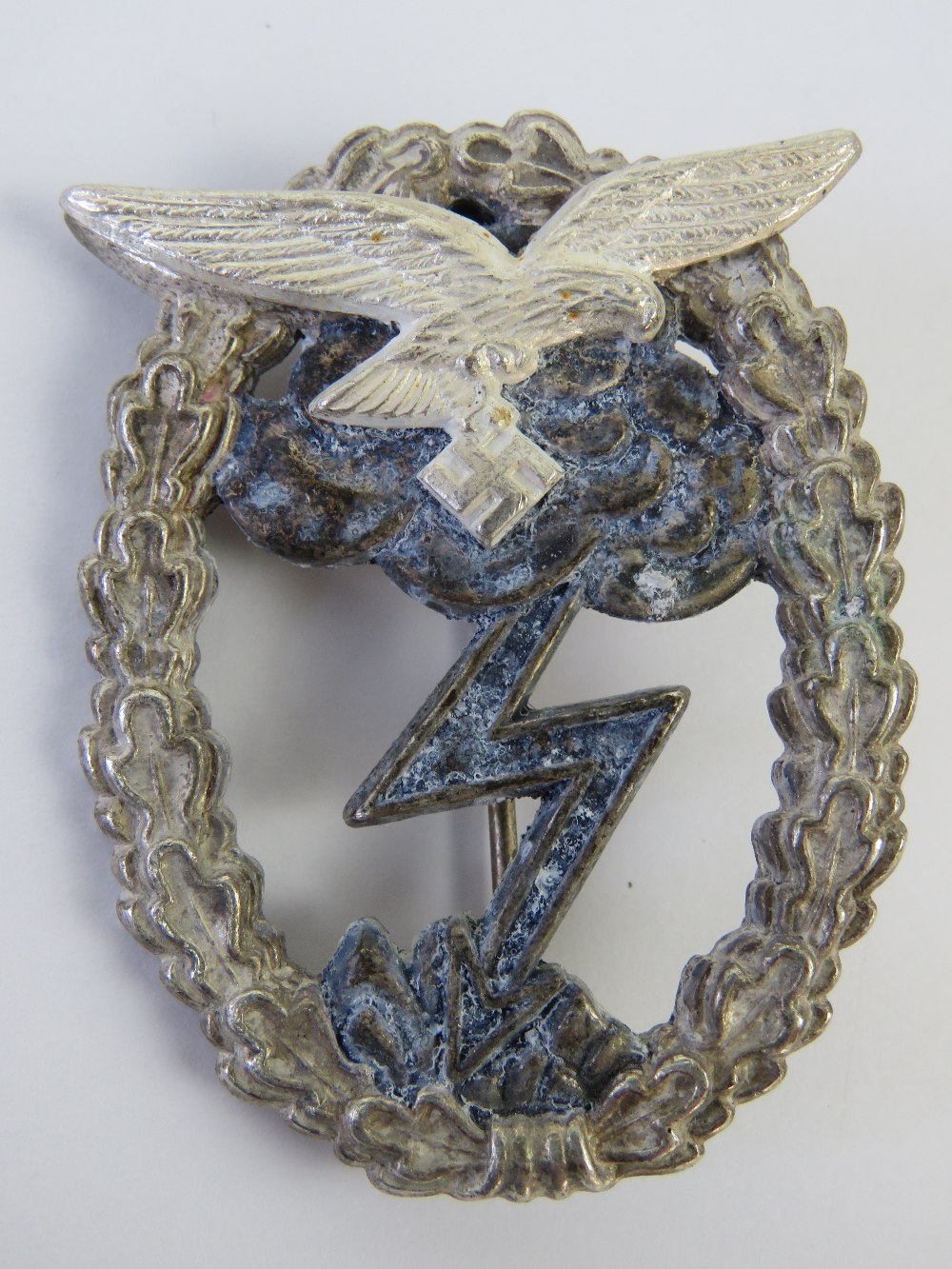 A WWII German Luftwaffe Ground Combat badge.