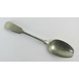 A single silver plated spoon engraved with the War Department broad arrow and PW upon,