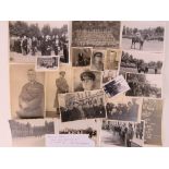 Belgian Military photographs and photocards relating to an Officer imprisoned at Offlag III3 with