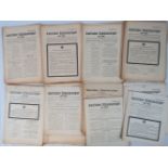 A quantity of WWII Official School Scoreboard for Pfalz (Rhineland-Palatinate) booklets issued by