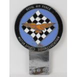 Royal Air Force Motor Sports Association - A scarce early post-war members' car badge c1950s;