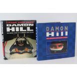 Damon Hill two signed books, GP Year and Championship Year.