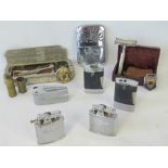 A Rolls Razor, a Valet safety razor with Bakelite case, a hand warmer,