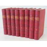 Book; Memoires Du Jacques Casanova du Seingalt, printed in Paris, eight volumes, leather half bound.