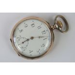 A silver Tavennes Watch Co top winding p