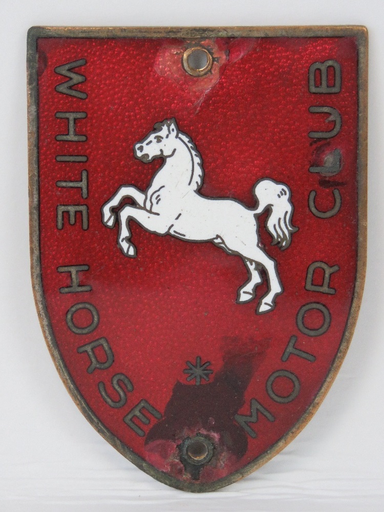 White Horse Motor Club - An early post-w