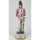 A Continental porcelain figure of a Napo