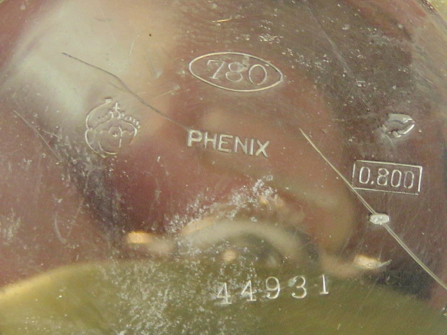 A silver Phenix pocket watch, top windin - Image 2 of 3