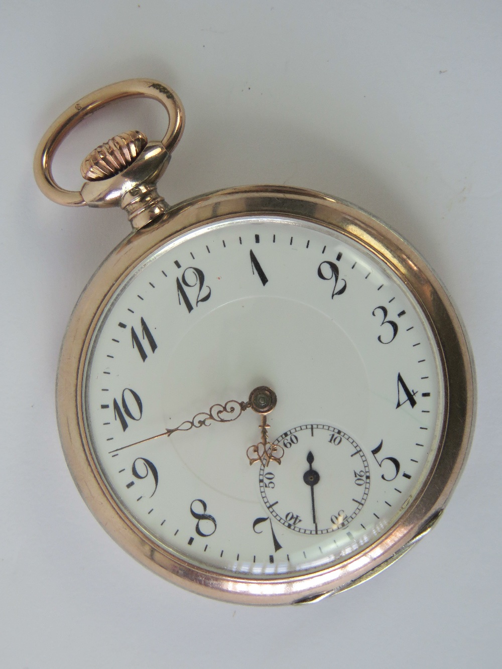 A silver Phenix pocket watch, top windin