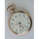 A silver Phenix pocket watch, top windin