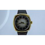 A Rare "U.K.B. Durowe" 1970s German made gold plated watch, having Duromat cal.