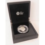 A 2013 fine silver proof £10 coin, 5ozt,