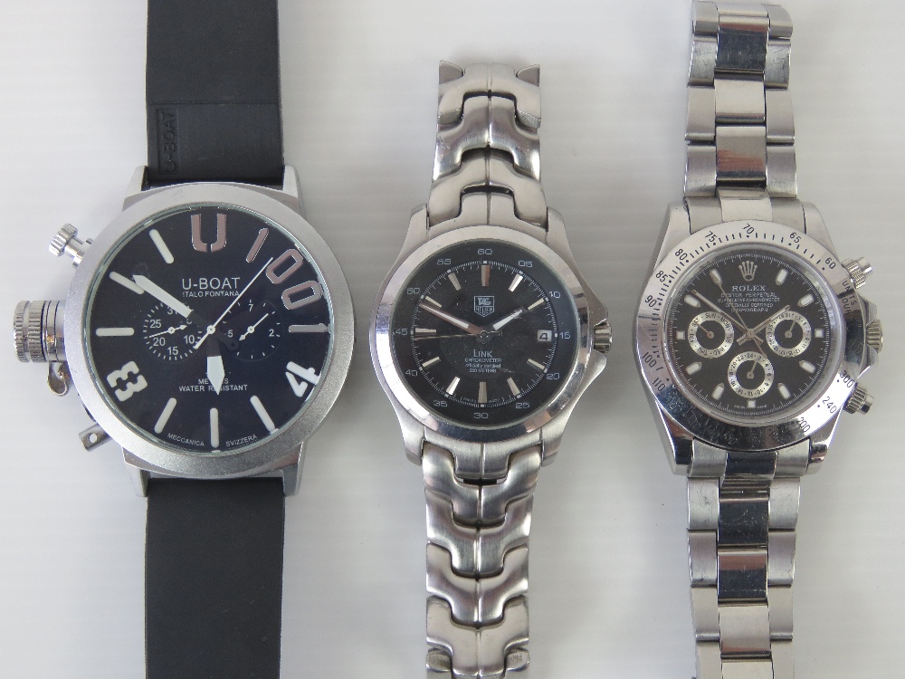 Three men's watches